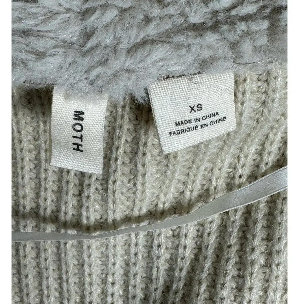 Anthropologie moth sherpa
